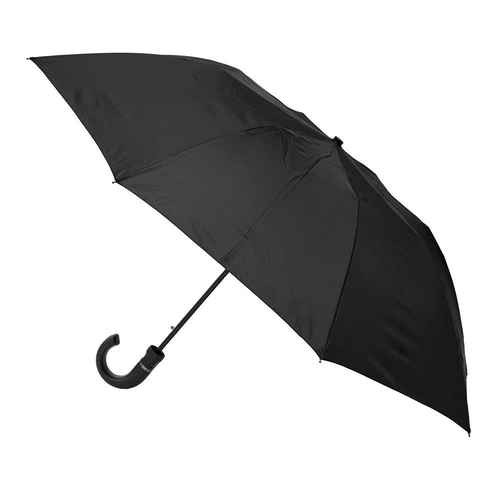 CLIFTON UMBRELLAS Long Auto Open Folding - Black