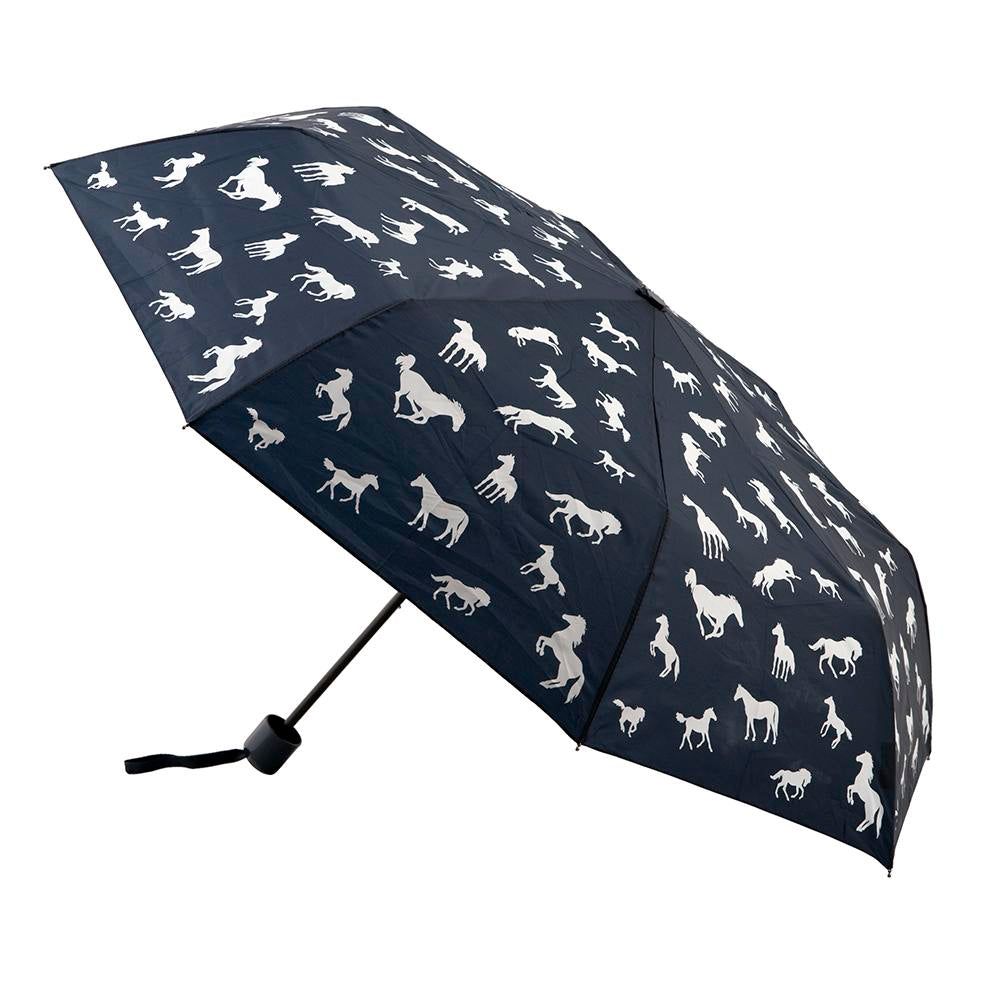 CLIFTON UMBRELLAS Printed Cover Folding Animals - Horses