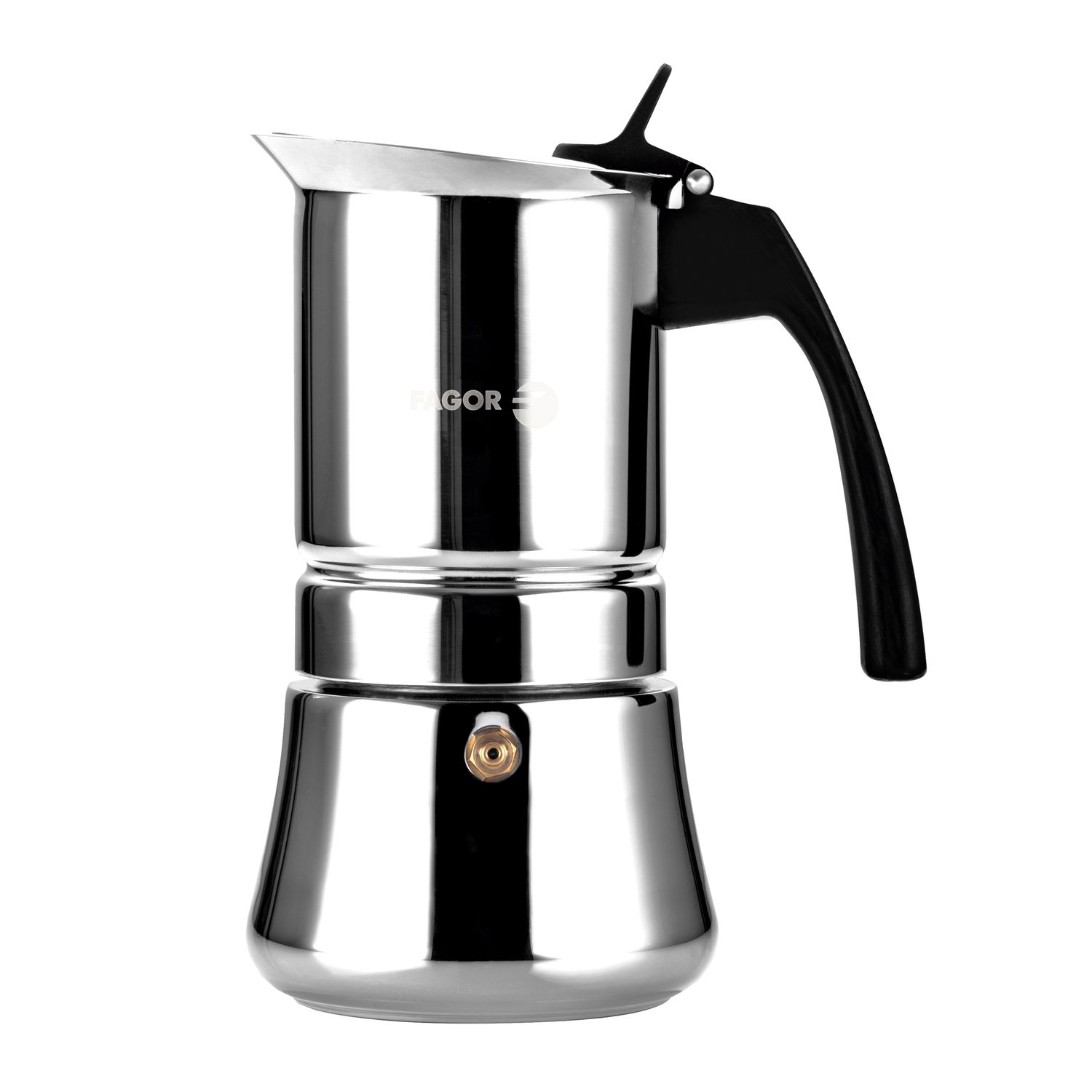 FAGOR Etnica Stainless Steel Espresso Coffee Maker - 4 Cup