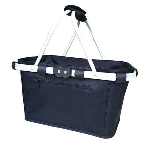 SACHI Two Handle Carry Basket - Black