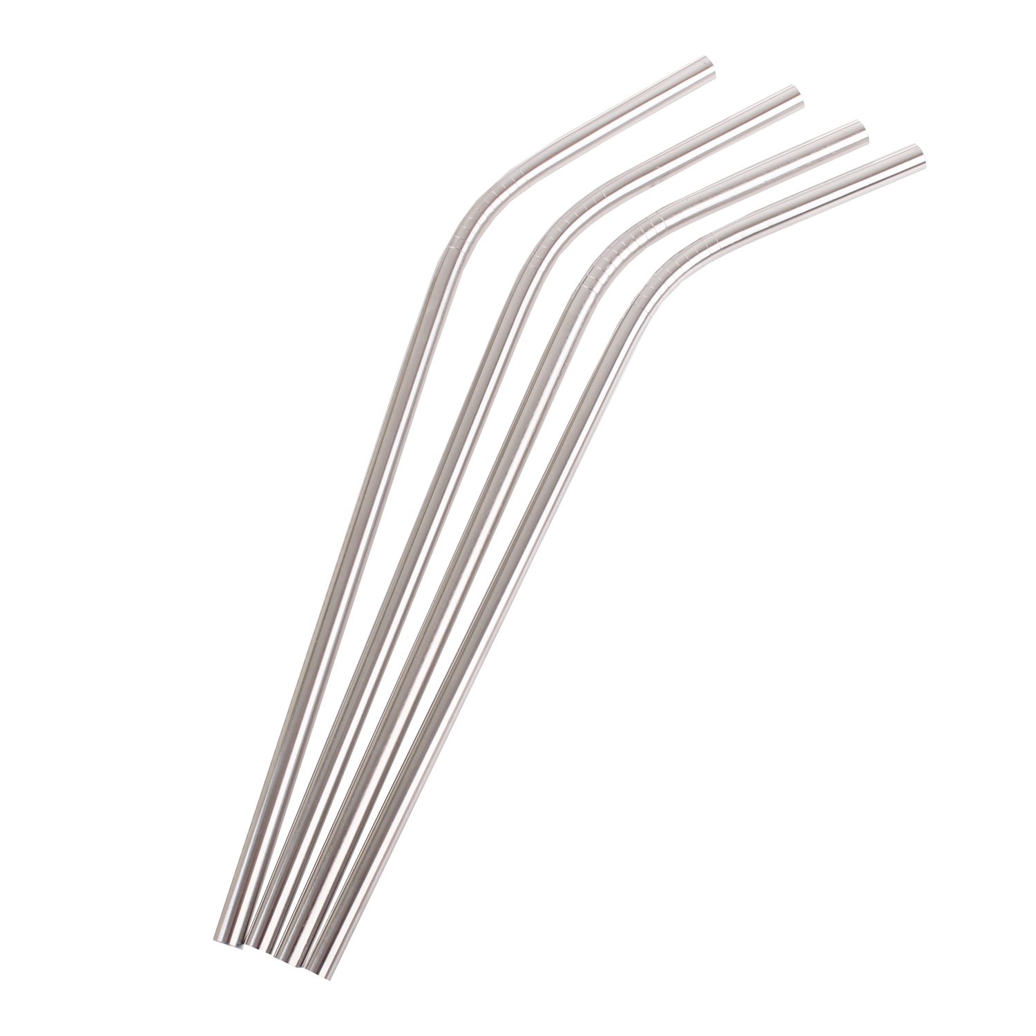 APPETITO Stainless Steel Bent Drinking Straws