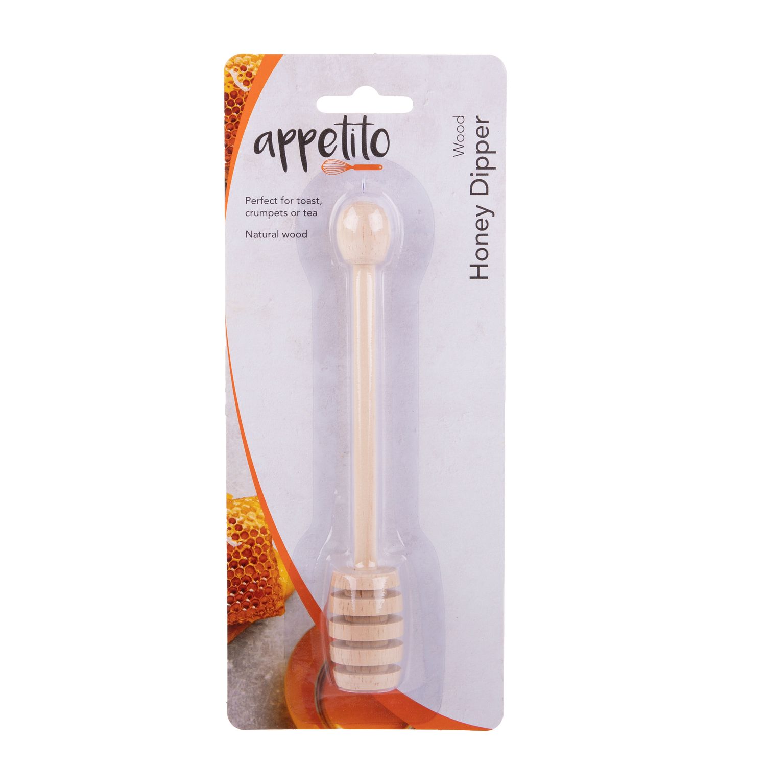APPETITO Wood Honey Dipper
