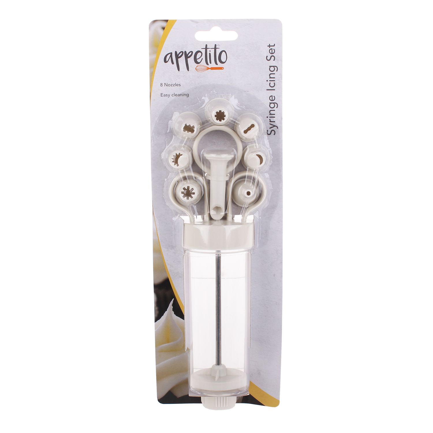 APPETITO Syringe Icing Set with 8 Nozzles