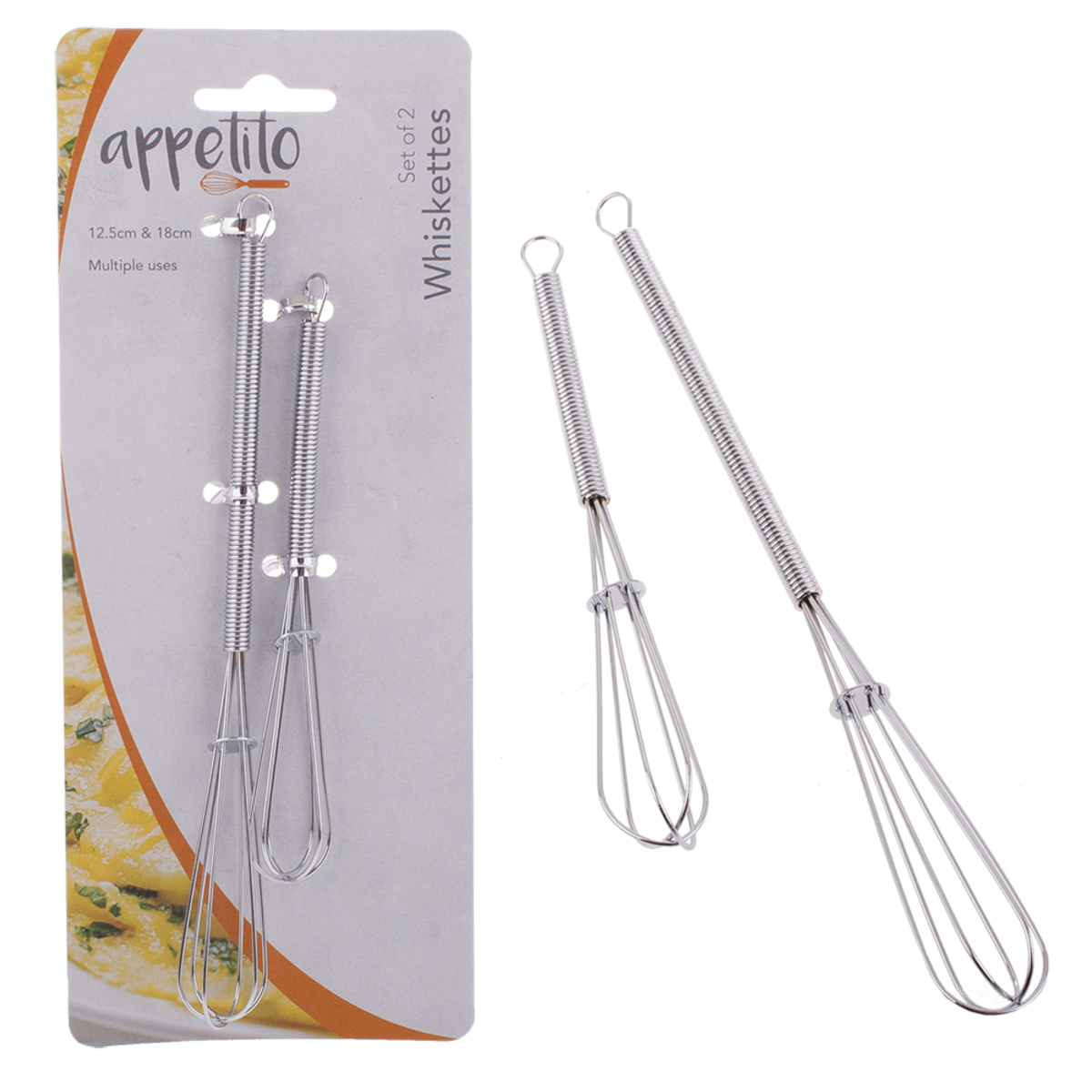 APPETITO Set of 2 Whiskettes 12.5cm &amp; 18cm