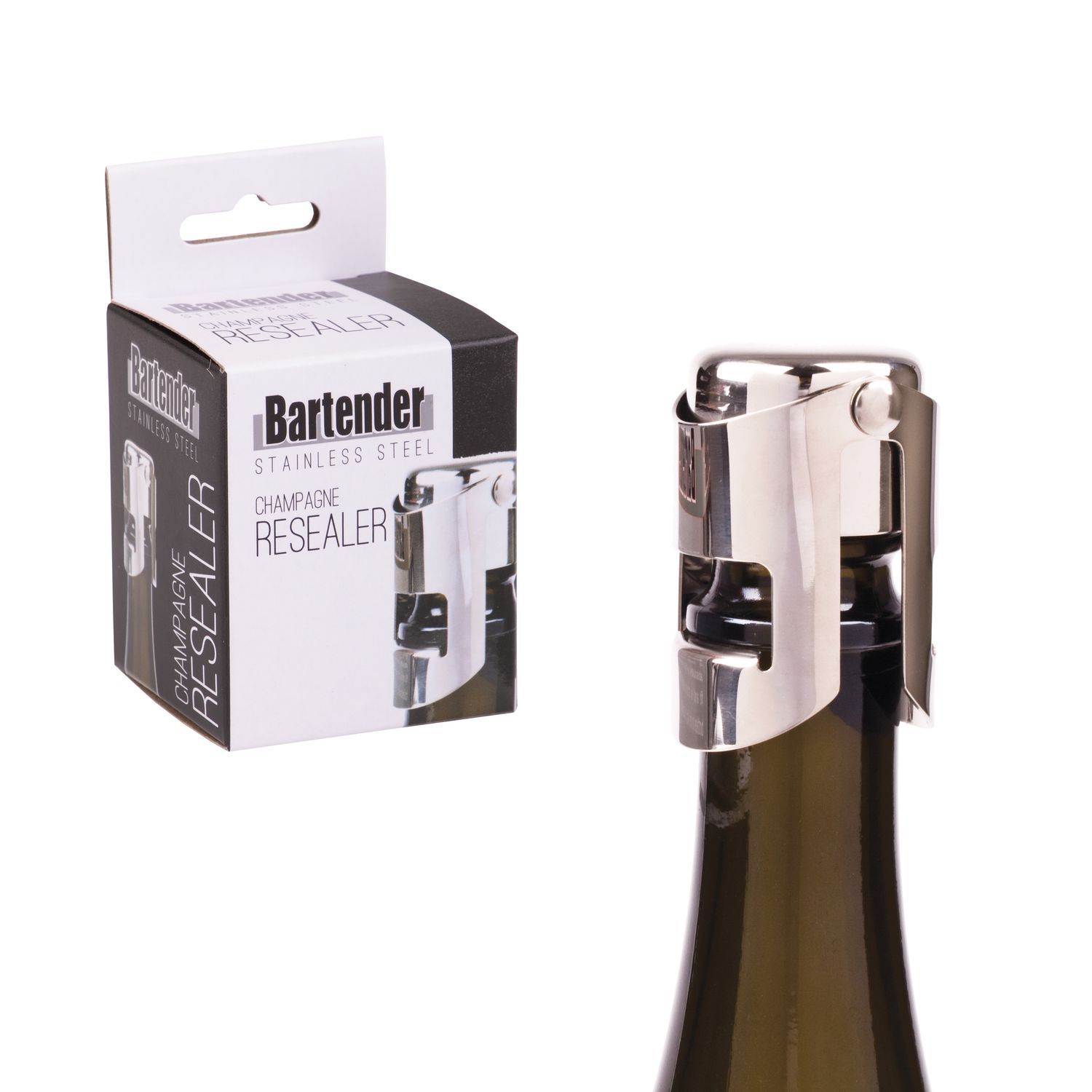 BARTENDER Stainless Steel Champagne Resealer