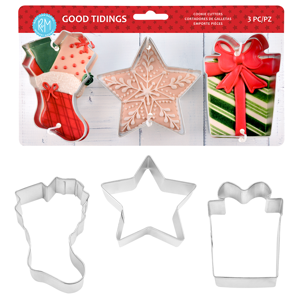 R&amp;M od Tidings Cookie Cutter Set 3