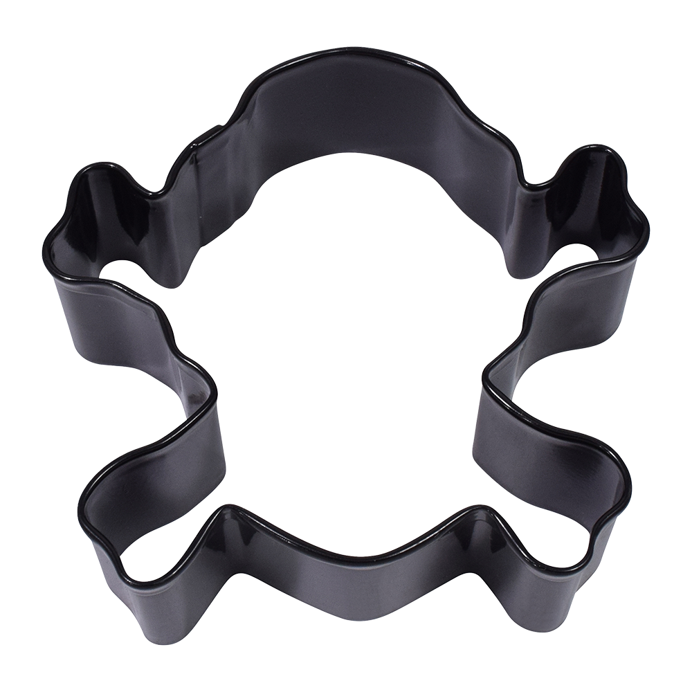 R&amp;M Skull &amp; Crossbones 9cm - Black