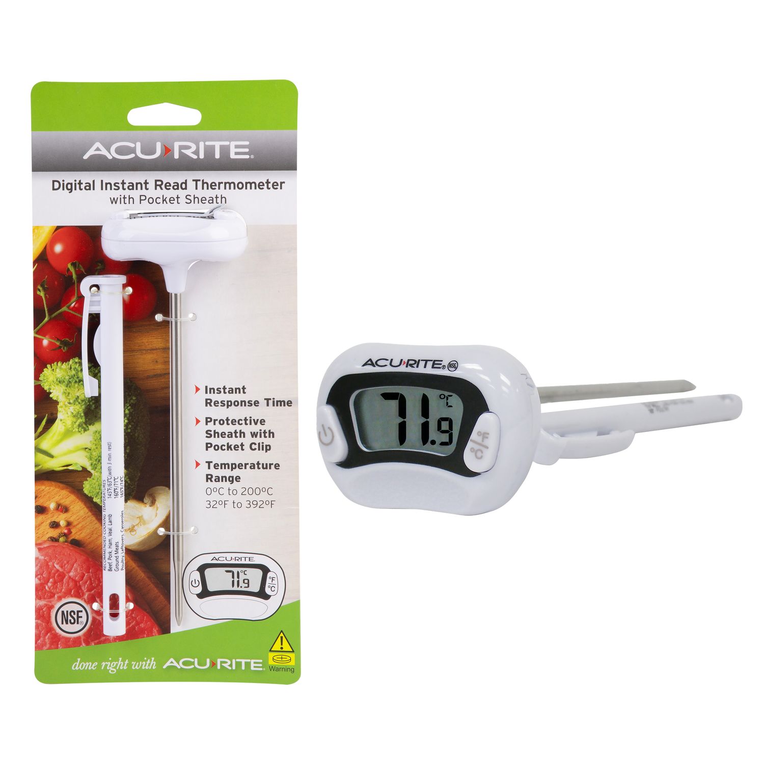 ACURITE Digital Instant Read Thermometer - Celsius