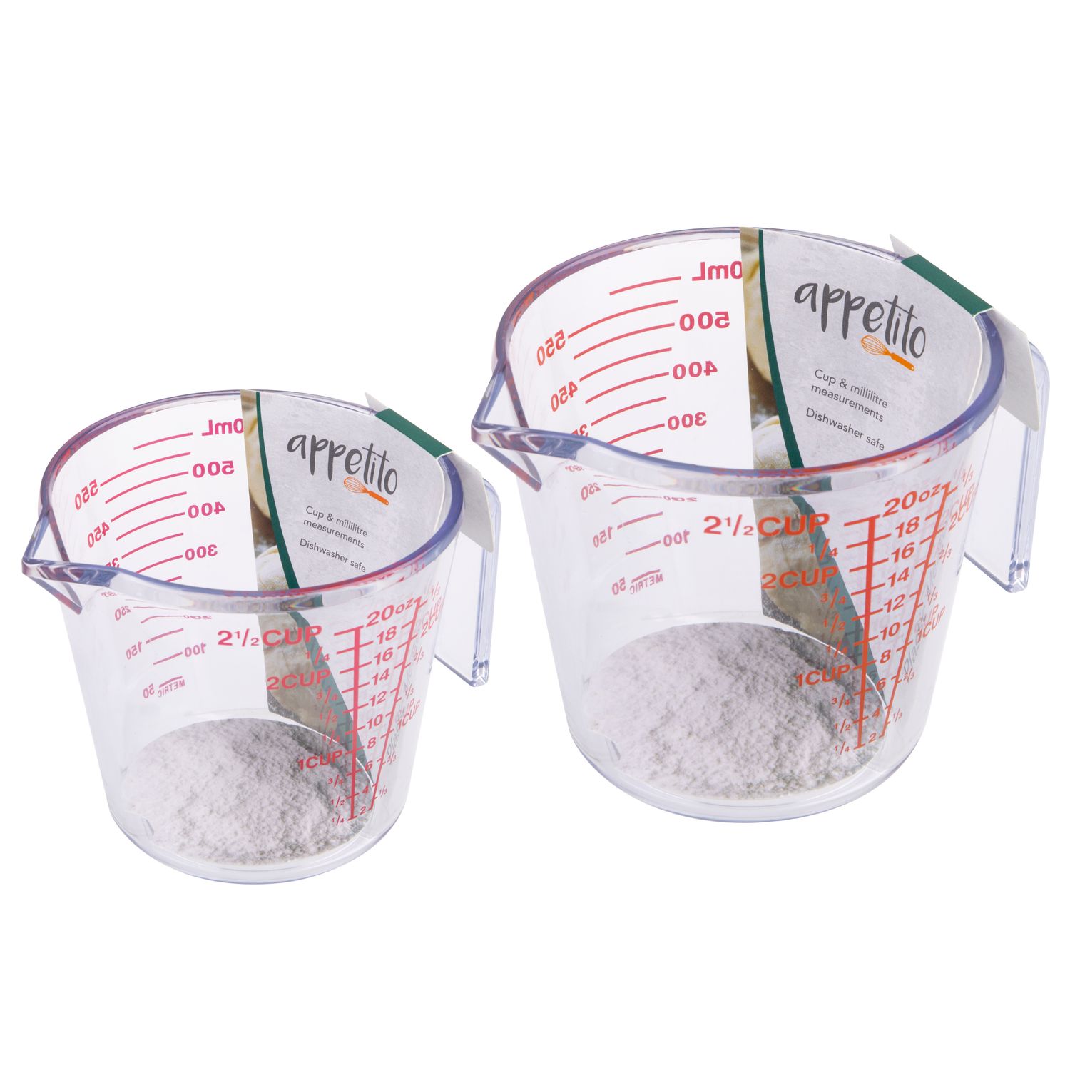 APPETITO 2 1/2 Cup Plastic Measure Jug