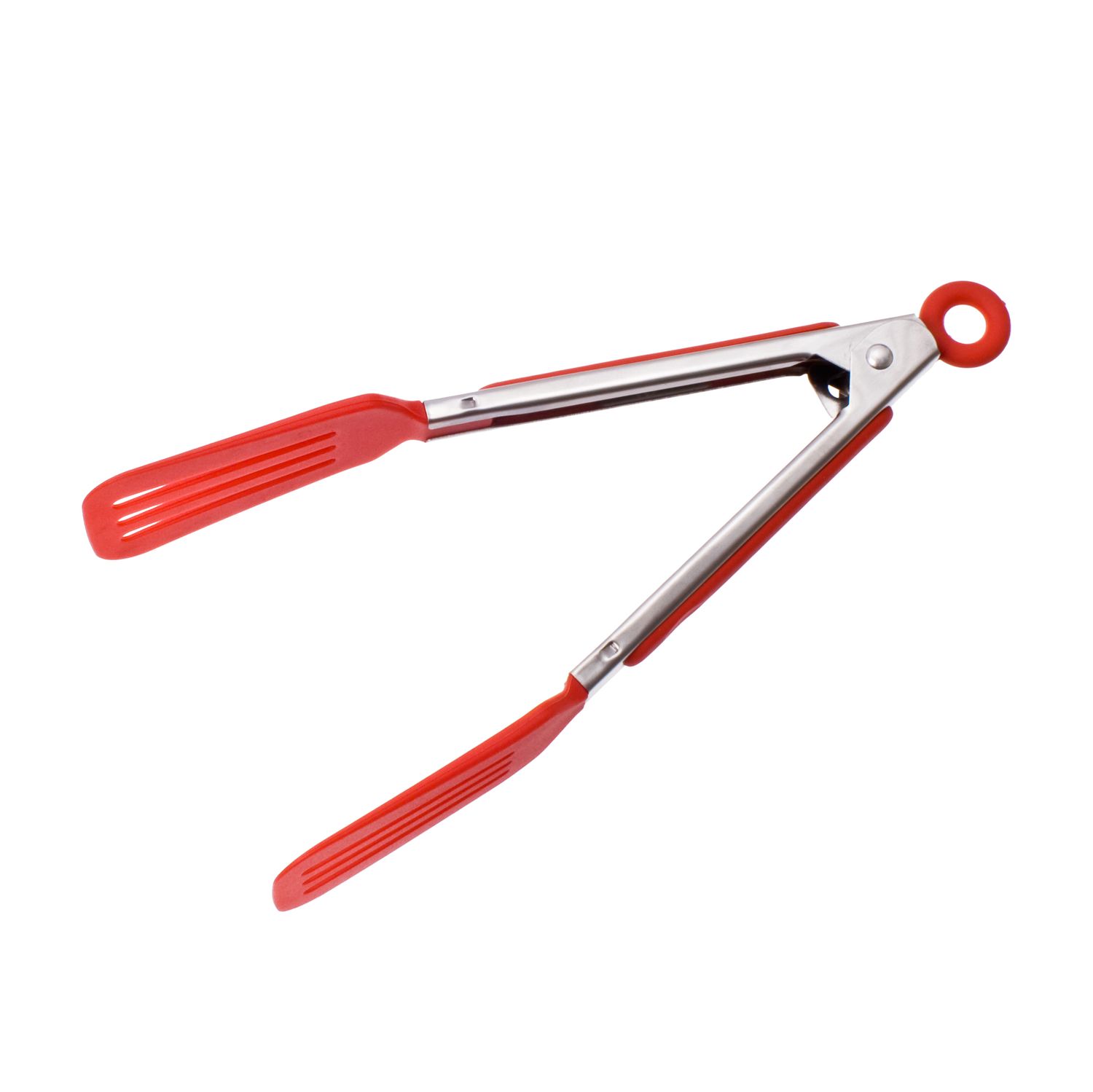 APPETITO Stainless Steel Mini Tongs w/ Nylon Head 18cm - Red