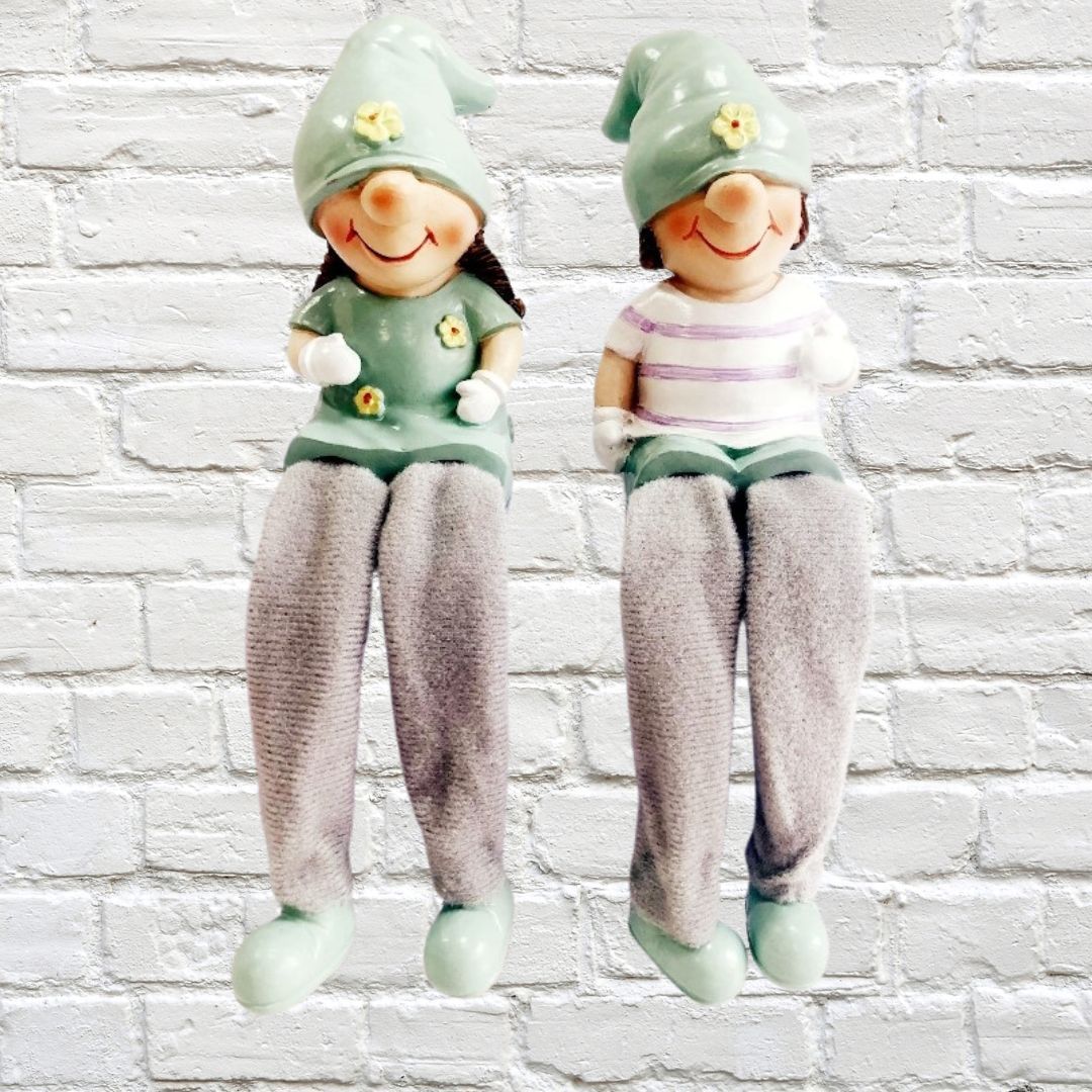 SHELF SITTERS Gnome Sitters Mint
