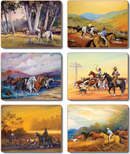 CINNAMON Man From Snowy River Placemats