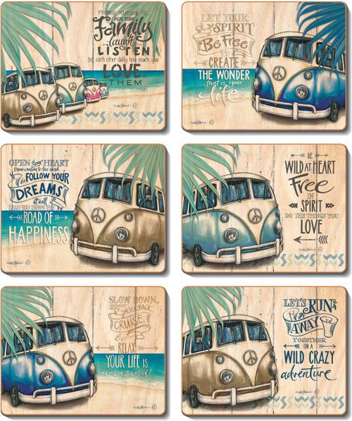 CINNAMON Vintage Kombi Placemats