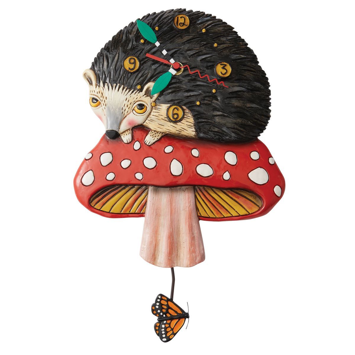 ALLEN DESIGNS Hank The Hedgehog Clock