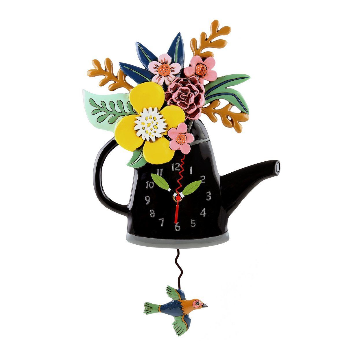 ALLEN DESIGNS Blossoms - Black Clock