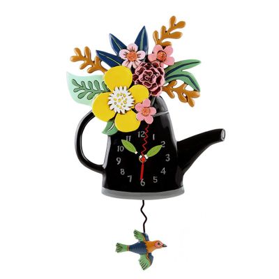 ALLEN DESIGNS Blossoms - Black Clock