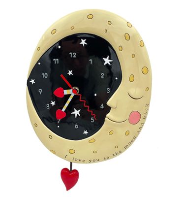 ALLEN DESIGNS I Love You To The Moon Clock
