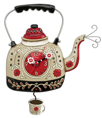 ALLEN DESIGNS Kettle's On Clock