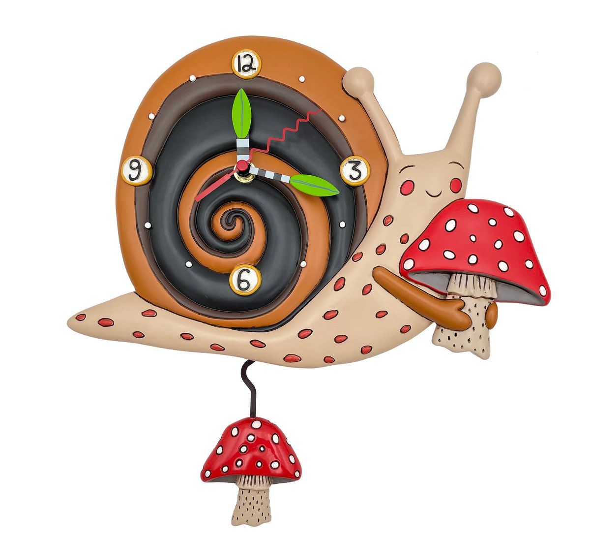 ALLEN DESIGNS Slow And Steady Snail Clock
