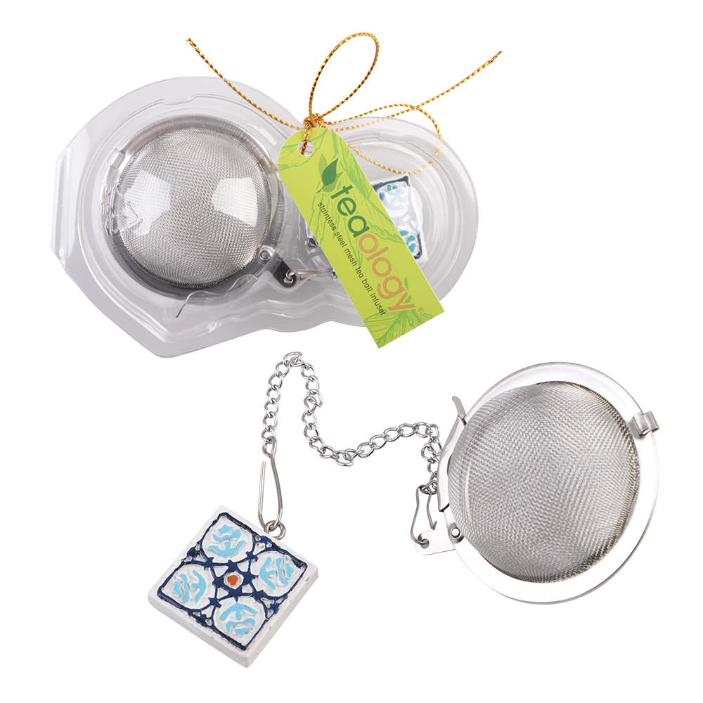 TEAOLOGY Stainless Steel Mesh Tea Ball Infuser with Assorted. Novelty Decorations