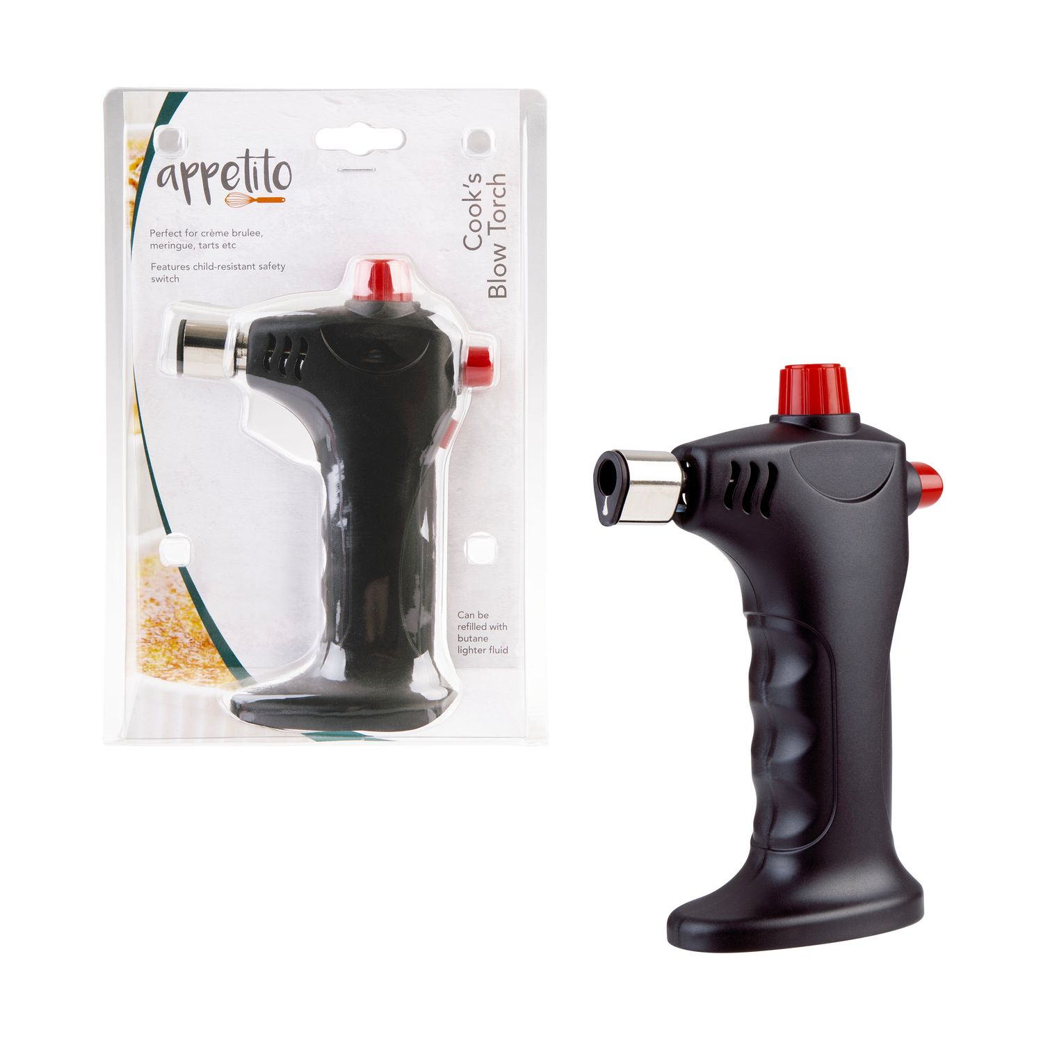 APPETITO Cook's Blow Torch - Black