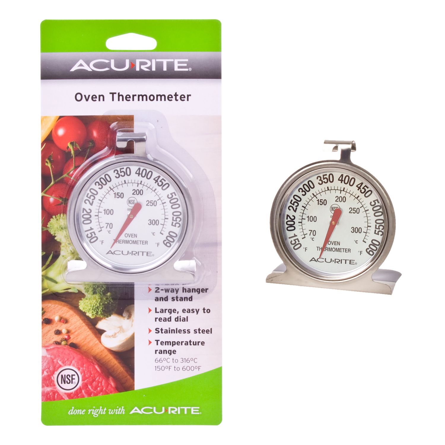 ACURITE Dial Style Oven Thermometer - Celsius