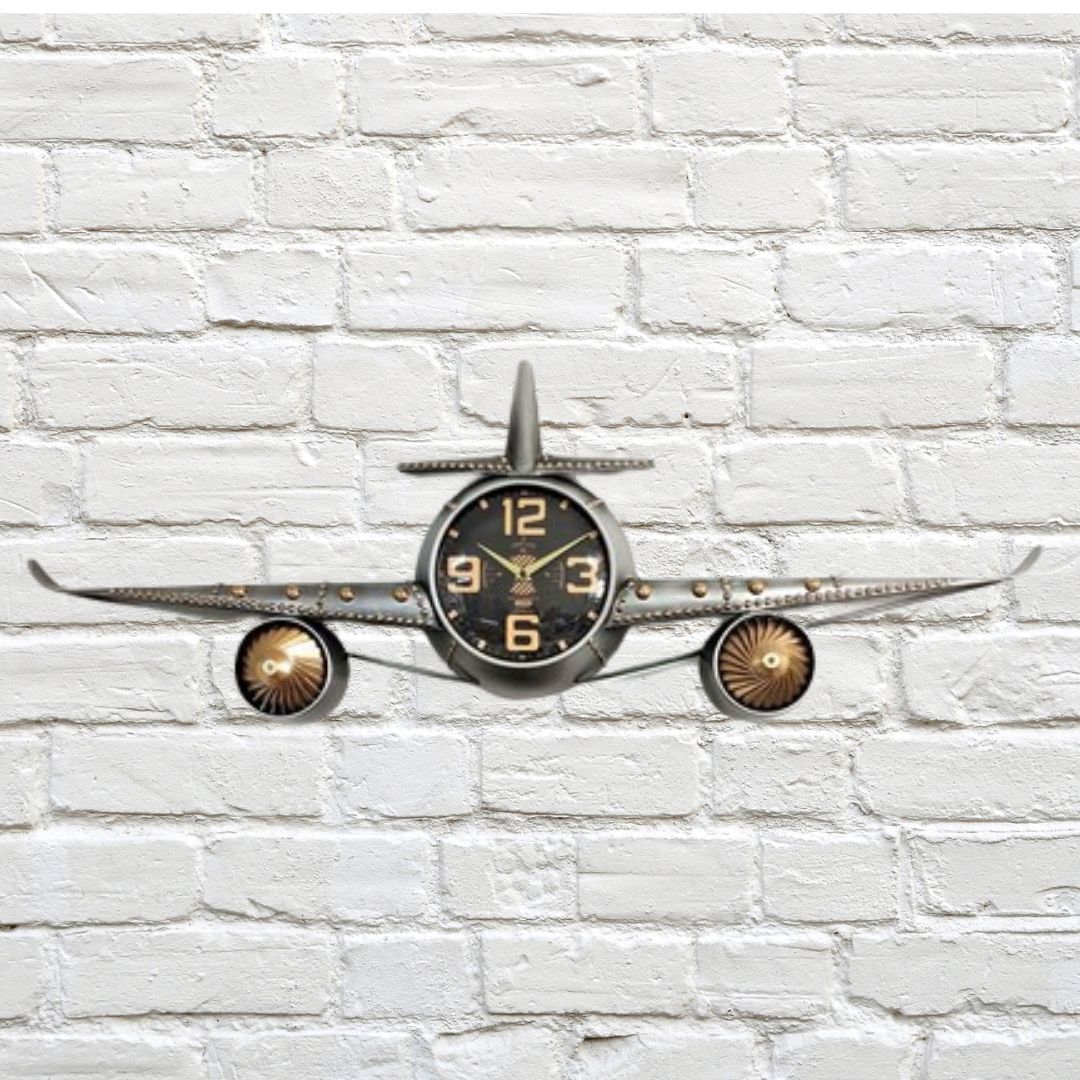 GET POSH Centurion Plane Clock 114x40cm