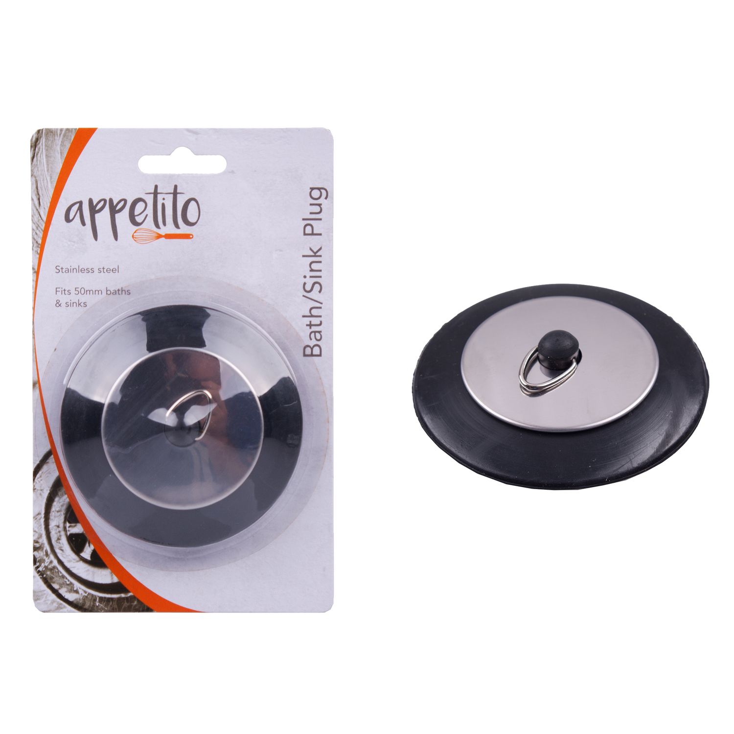 APPETITO Stainless Steel Deluxe Bath/Sink Plug