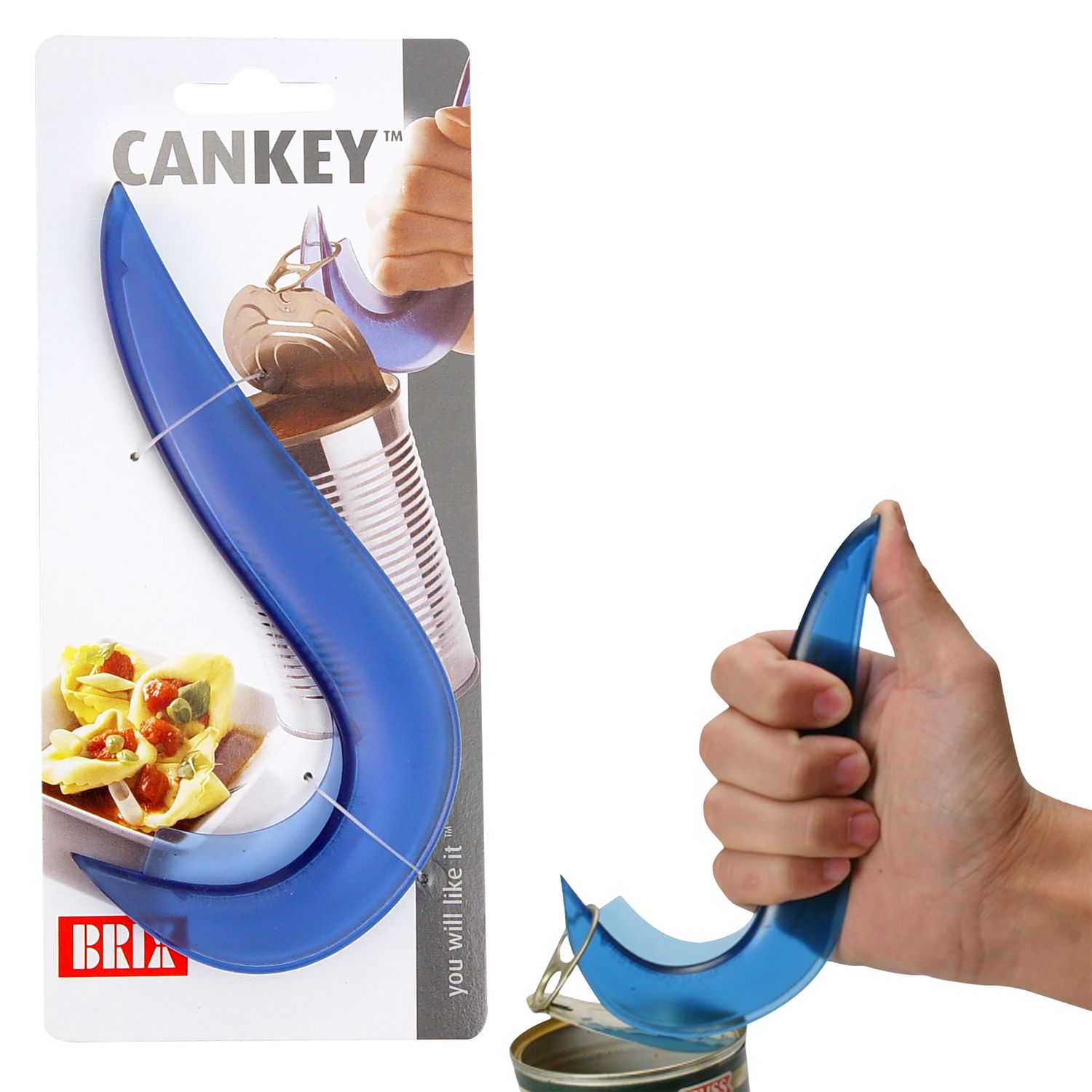 BRIX "Cankey" Ring - Pull Can Opener - Frost Blue