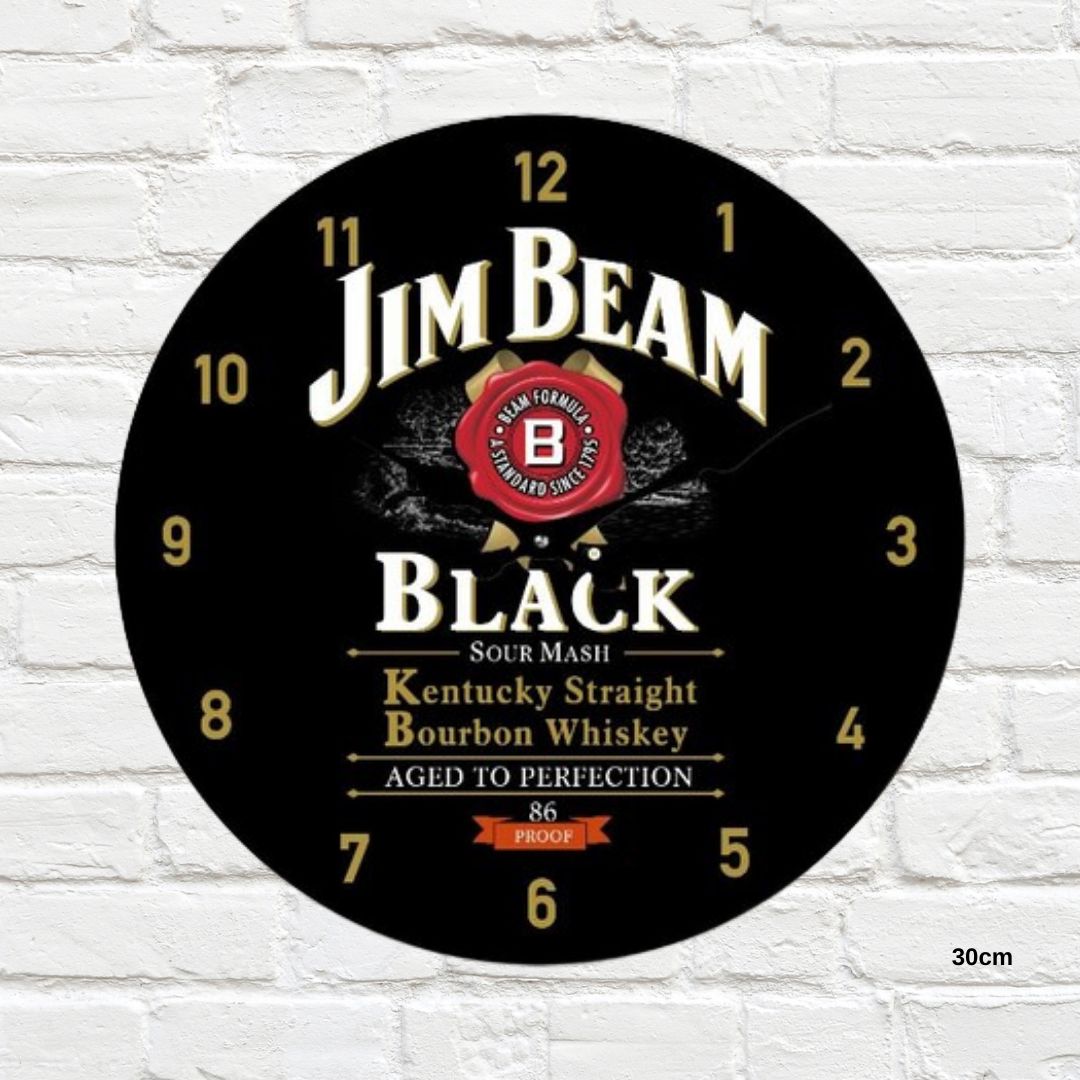 GET POSH Clock Jim Beam 30cm