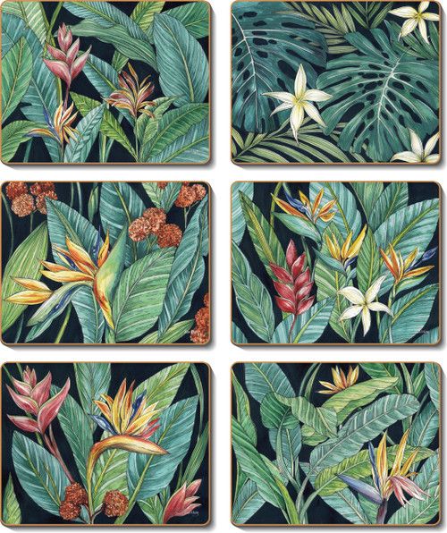 CINNAMON Tropical Midnight Placemats