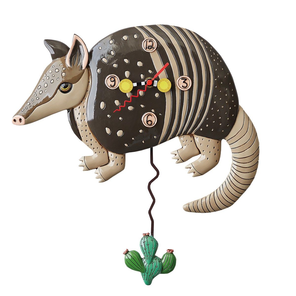 ALLEN DESIGNS Arlo The Armadillo Clock