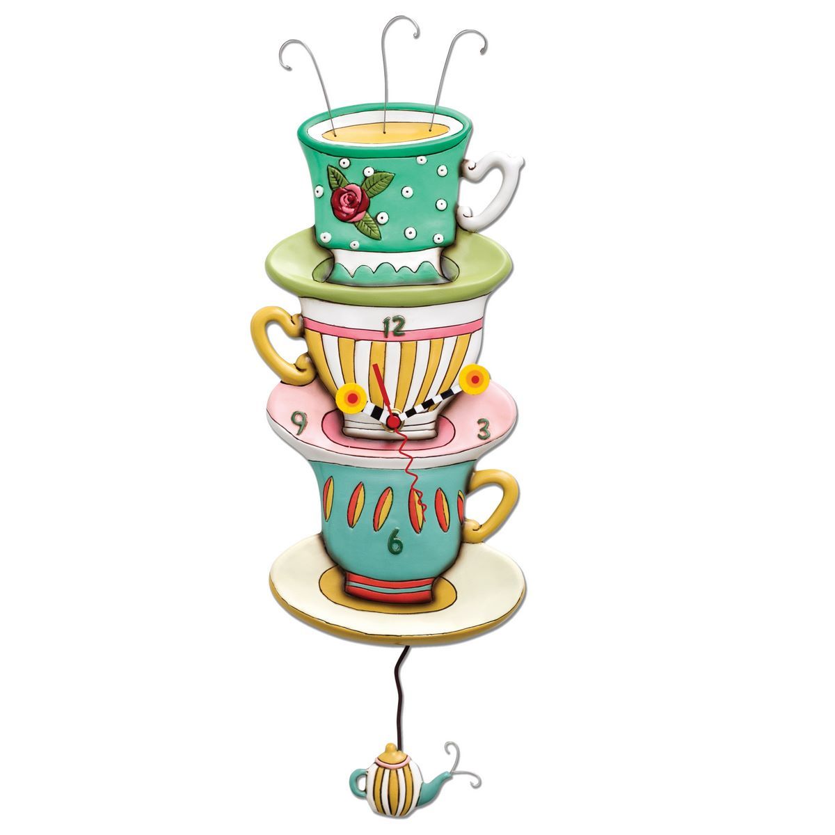 ALLEN DESIGNS Spot Of Tea Clock