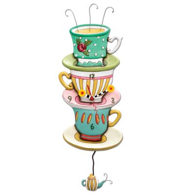 ALLEN DESIGNS Spot Of Tea Clock