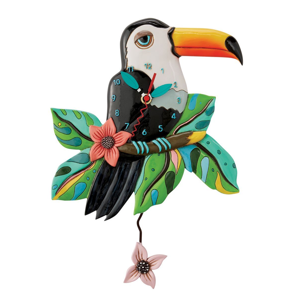 ALLEN DESIGNS Toucan Tom Clock