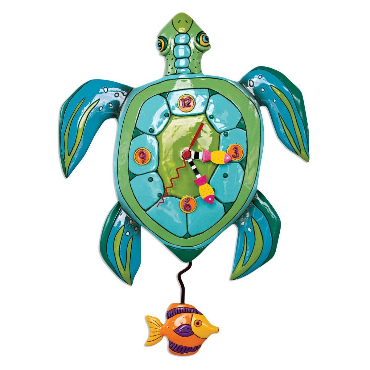 ALLEN DESIGNS Sup Dude - Turtle Clock - DISC
