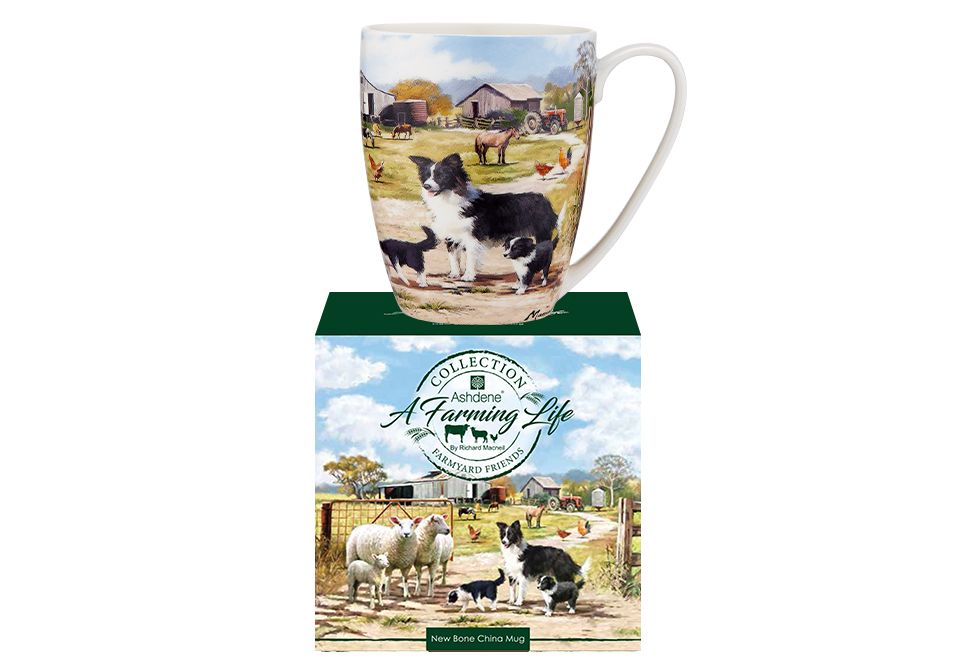 ASHDENE A Farming Life Mug - Farmyard Friends 320ml