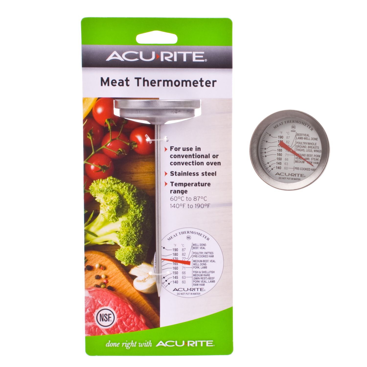ACURITE Dial Style Meat Thermometer - Celsius