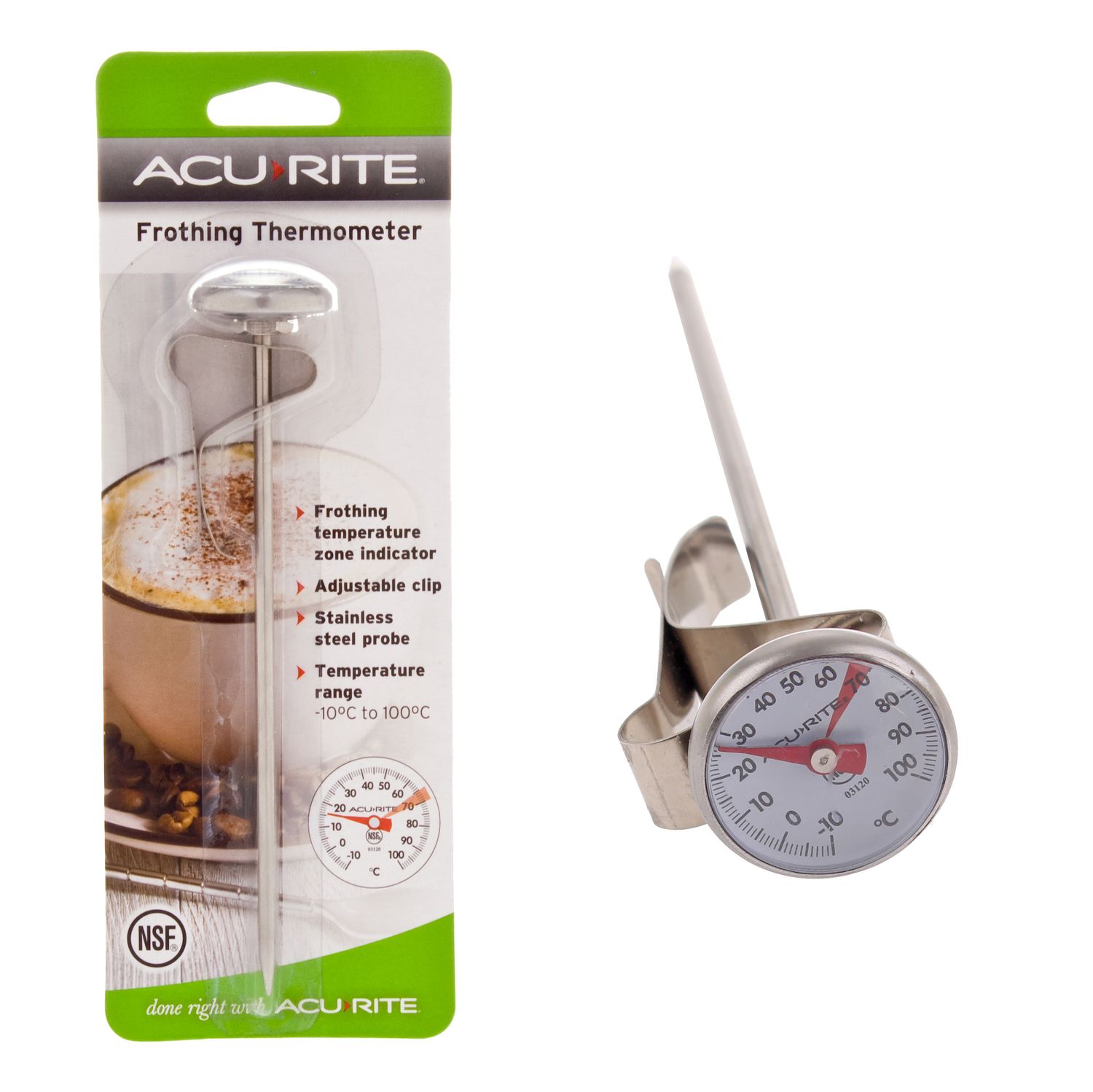 ACURITE Frothing Thermometer - 2.5cm Dial