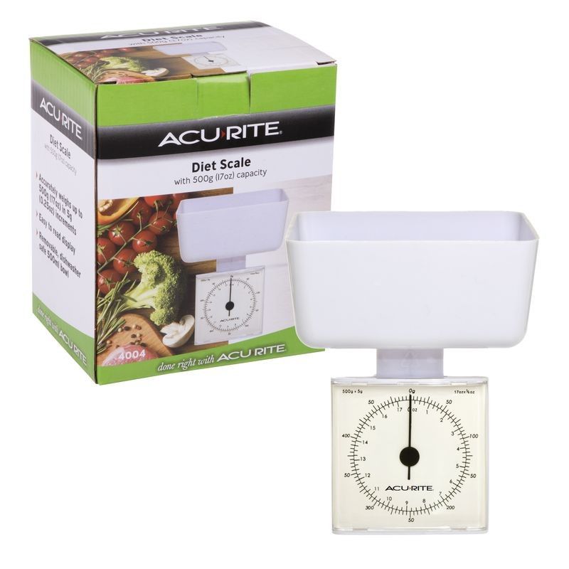 ACURITE Diet Scale 5g/500g - White