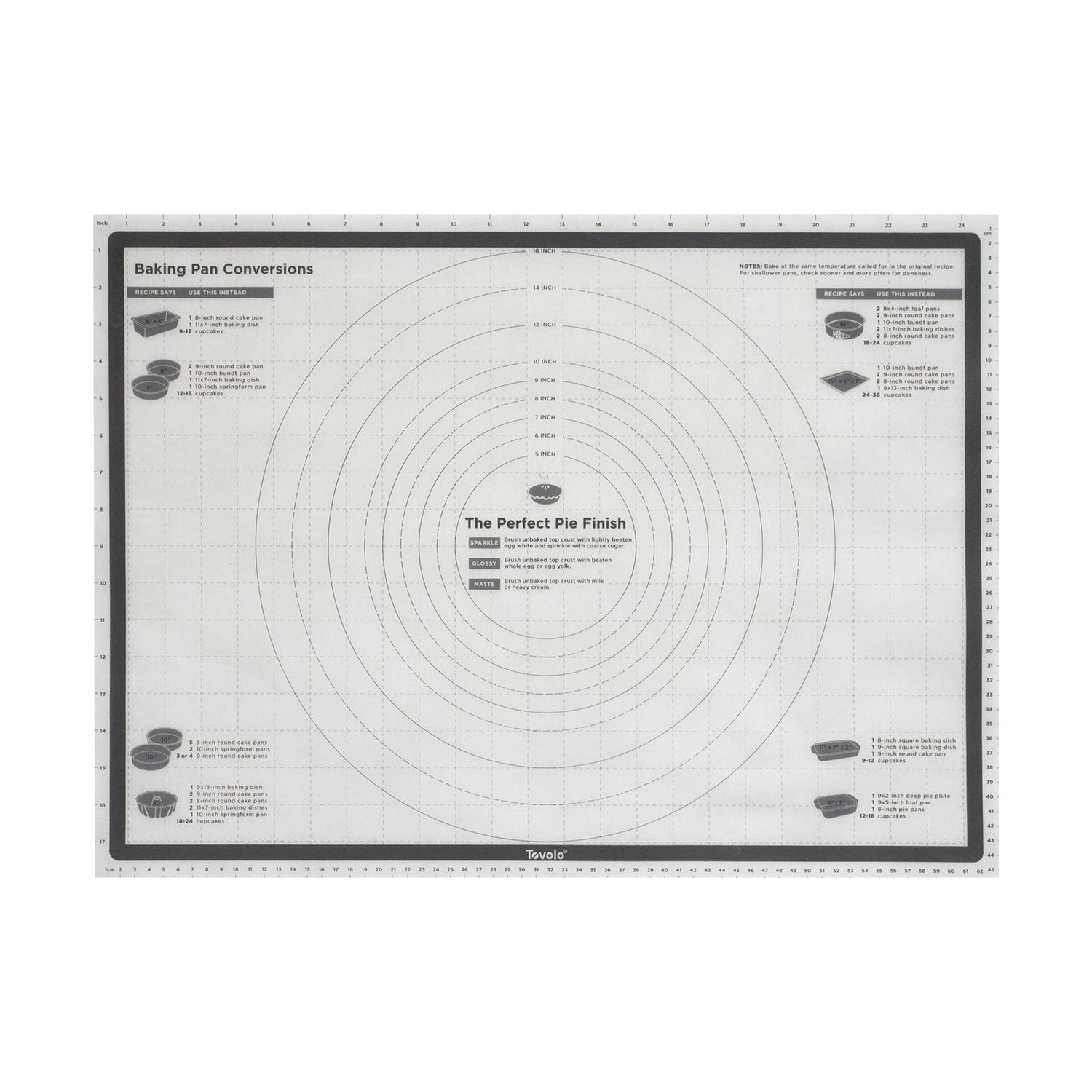 TOVOLO "Truebake" Silicone Pastry Mat 63.5 x 45.5cm