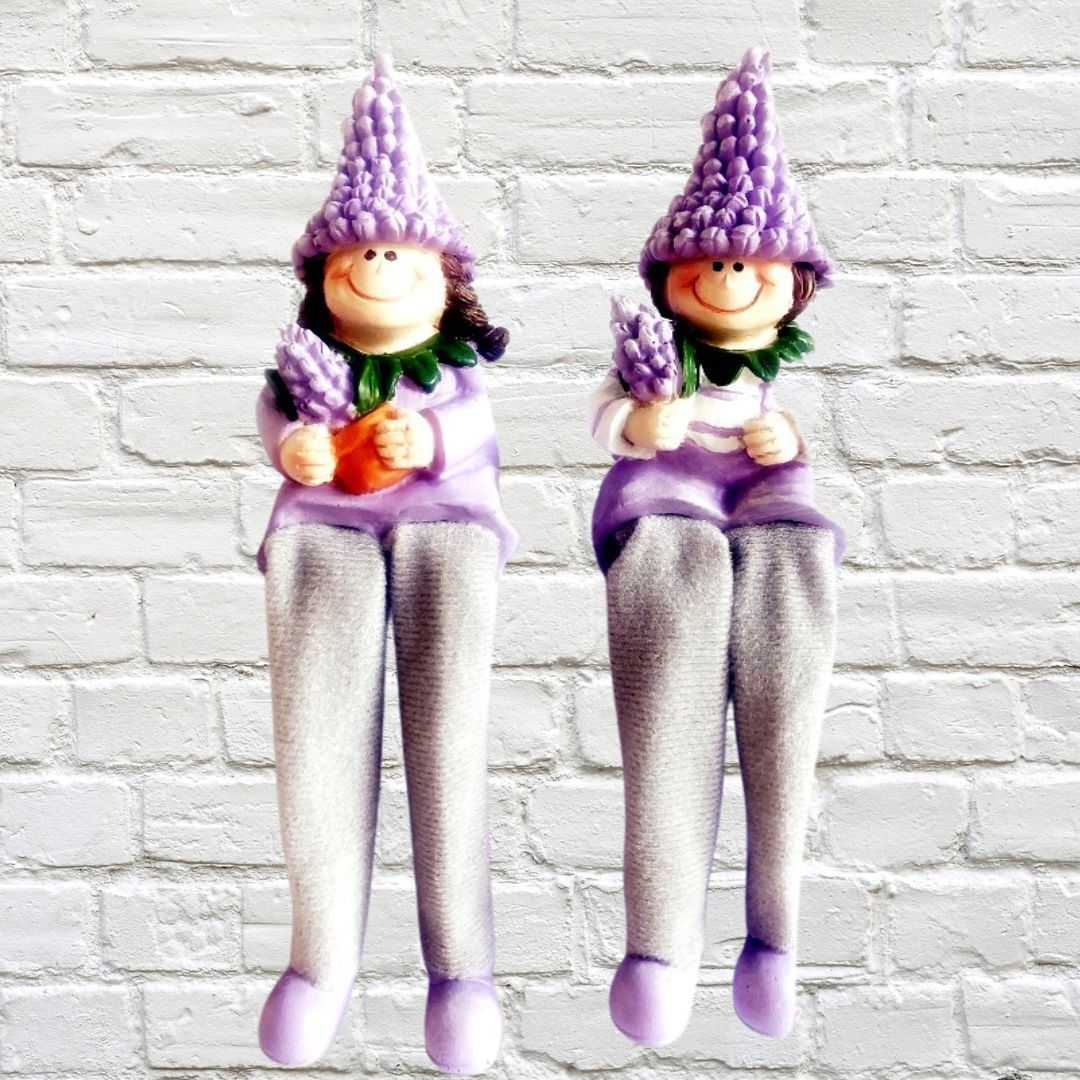 SHELF SITTERS Lavender Sitters