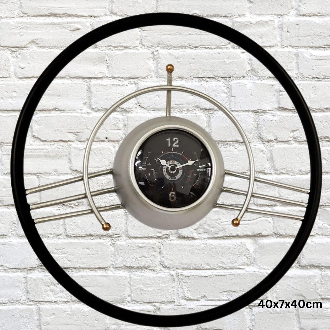 GET POSH Clock Steering Wheel 40cm