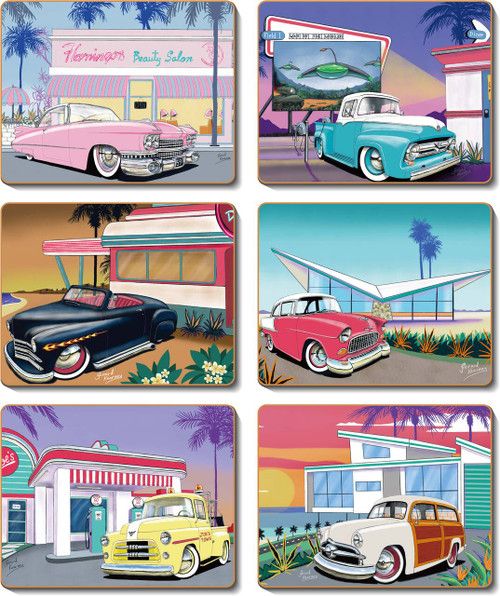 CINNAMON 1950s Cool Placemats