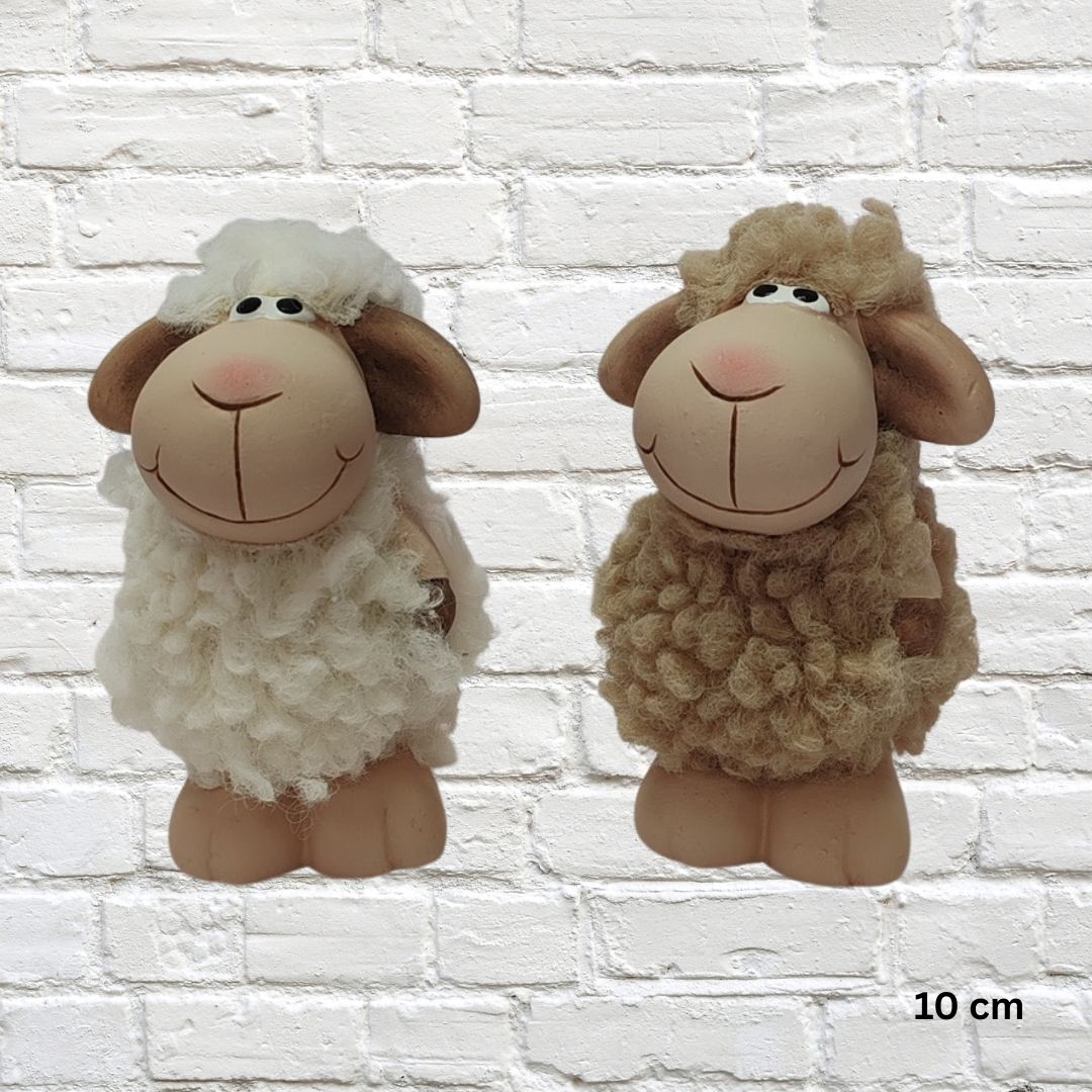 SHELF SITTERS Sheep Samuel &amp; Sammi 10cm