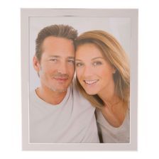 GIBSONS GIFTS White Silver Frame 8x10 - DISC