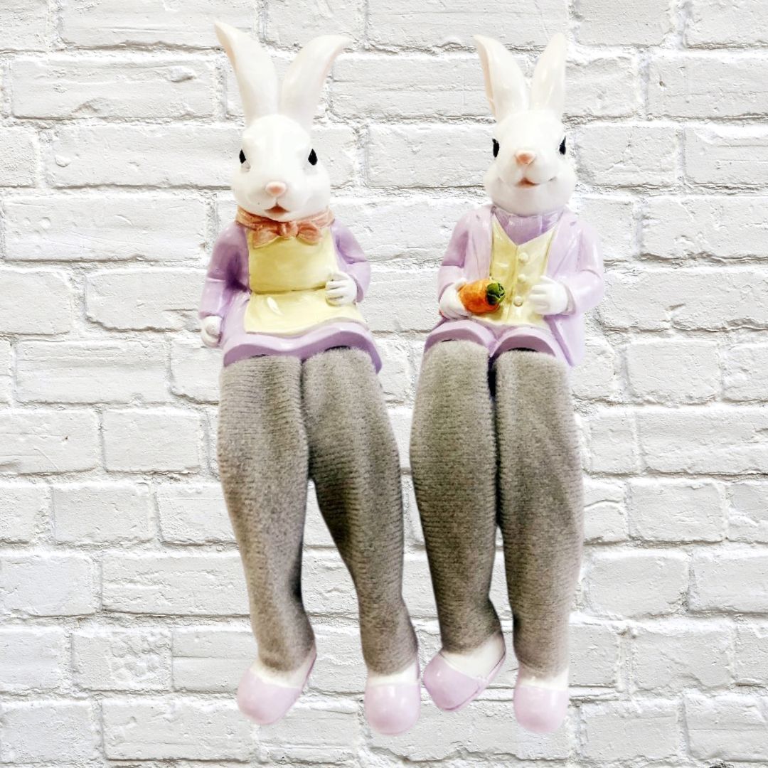 SHELF SITTERS Rabbit Sitters