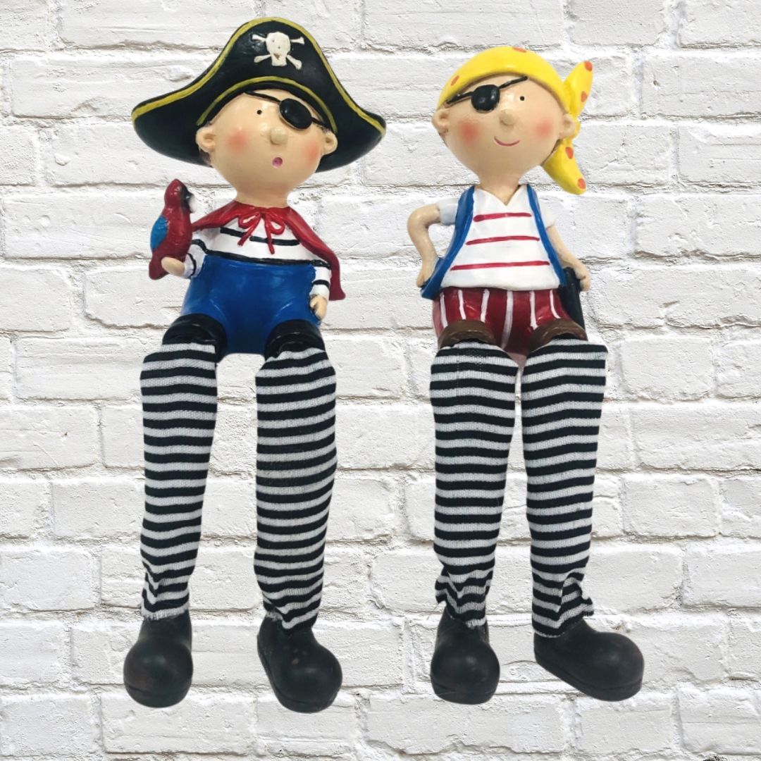 SHELF SITTERS Pirate Sitter Felix &amp; Augie