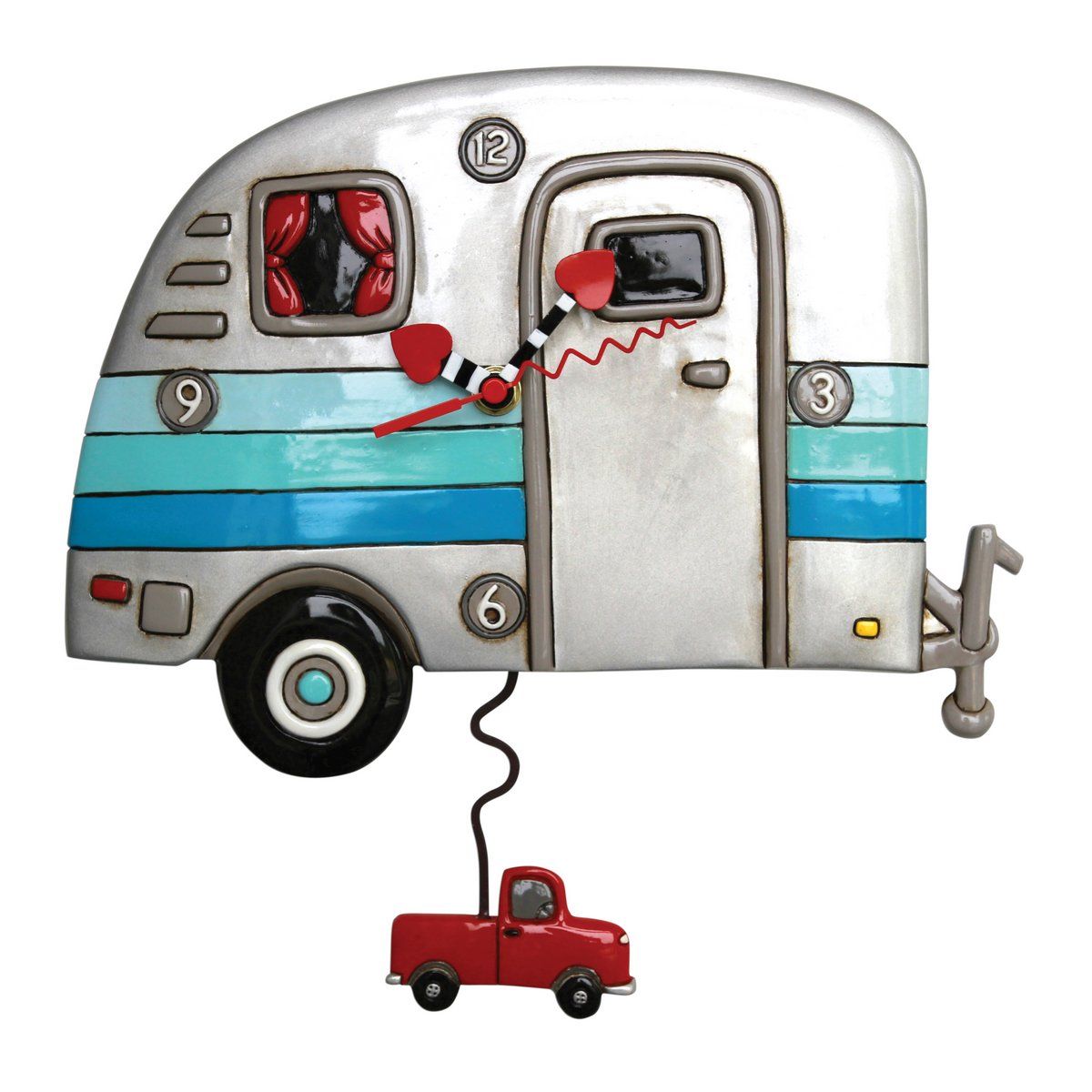 ALLEN DESIGNS Happy Campers Clock