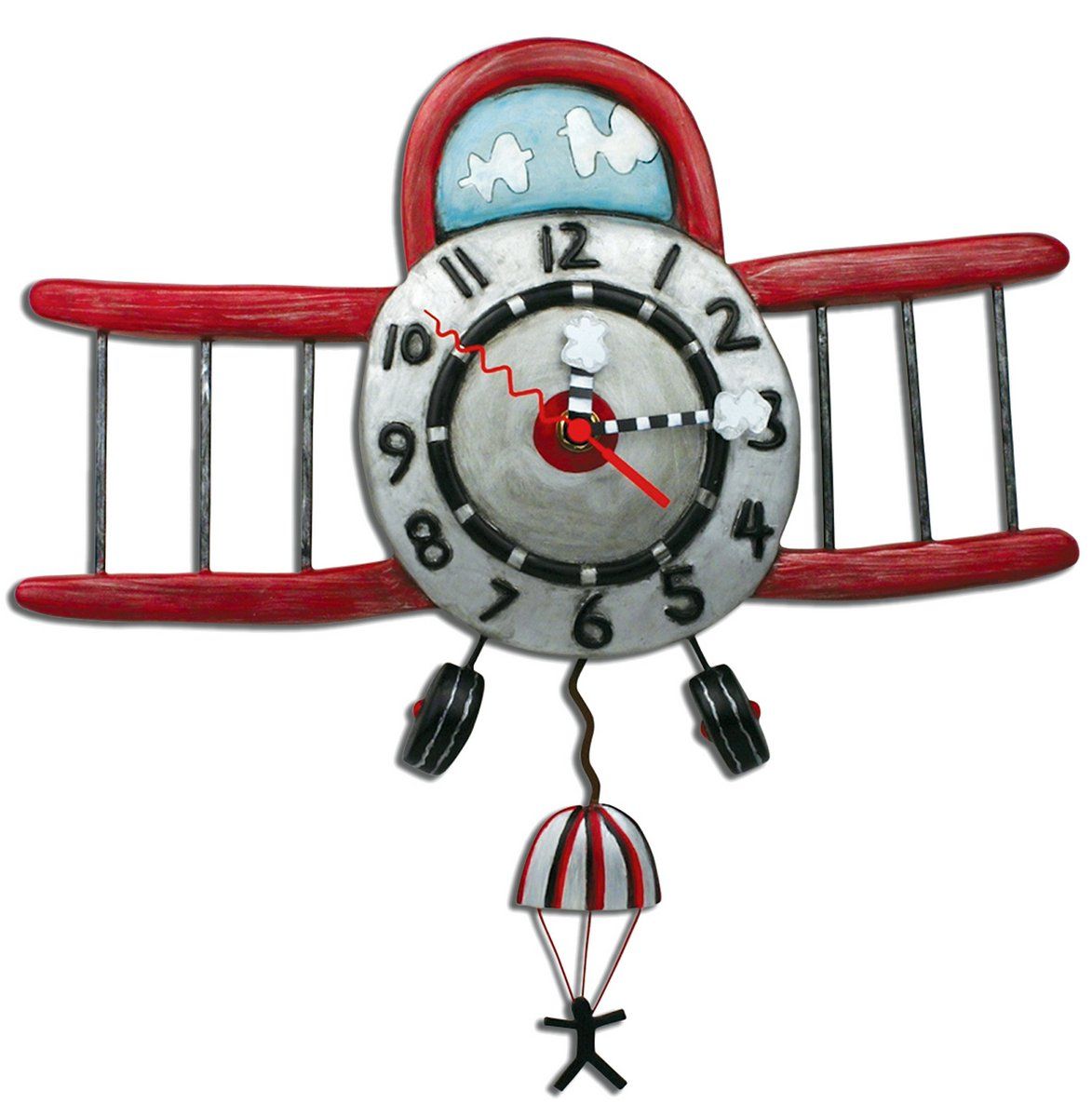 ALLEN DESIGNS Airplane Jumper Clock